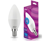 Лампа светодиодная свеча С37, 9 Вт, Е14, 6500К 32509 3