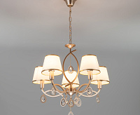 Люстра металл 60091/5 перламутровое золото