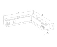 Brass Line Коннектор угловой латунь 85006/00