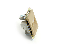 Катрин Розетка TV + RJ-45 золото GLS00-7106-08