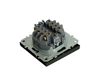 Эмили Переключатель 2кл, перекрестный, черный уголь ,RSW10-5111-05