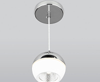 Подвесной LED светильник DLS023 9W белый/хром сн/пр