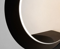 Настенный светодиодный светильник 1710 TECHNO Ringf черный IP54