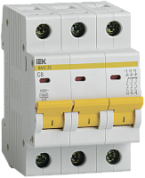 Автоматический выключатель ВА47-29 C 3п  8А 4.5кА авт. выкл. ИЭК IEK MVA20-3-008-C