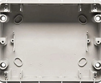 Щит встраиваемый  8мод. IP40, прозрачная черная дверца Tekfor CVK 40-08-1