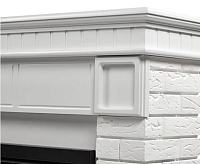 Портал Bricks 30 камень белый, белая эмаль