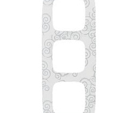 Valena ALLURE Рамка 3-ная универсальная хром 754343