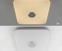Светильник светодиодный "MUSIC" RGB 80W S-APP-430-WHITE/CHROME-220-IP20