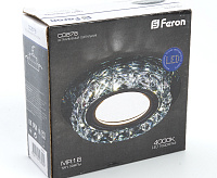 Светильник с подсветкой GU5.3 MR16 CD878 прозрачный сн/пр