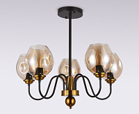 Люстра TR9057/5 DCF/TI 40W темный кофе/янтарь E27 сн/пр