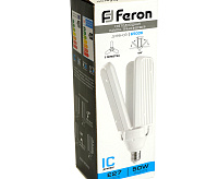Лампа светодиодная 50W 4000K Е27, 3 лепестка, LB-653 (Feron)