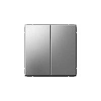 ArtGallery Выключатель 2-кл сталь GAL000951