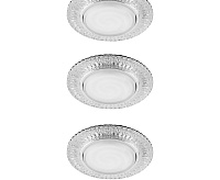 Светильник с подсветкой GX53 CD4022 15W 4000К прозрачный хром