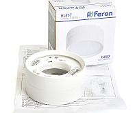 Светильник потолочный GX53 12W 230V белый HL357