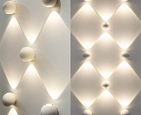 Настенный светодиодный светильник 1566 TECHNO LED DIVER черный IP54