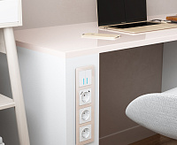 Веркель Рамка на 4 поста (айвори Acrylic) W0042743