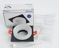 Светильник встраиваемый GU5.3 MR16 DL2901 черный