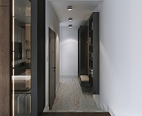 Светильник потолочный GX53 12W 230V черный HL455