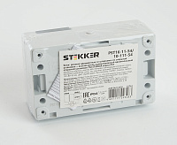 Велена Блок: розетка 1-ая с/з + выключатель 2-кл PST16-11-54/10-121-54