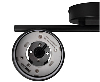 Светильник настенно-потолочный под лампу PCL 0702 2*GX53 BL черный IP20