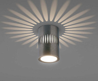 Накладной светодиодный светильник DLS026 7W 4200К графит