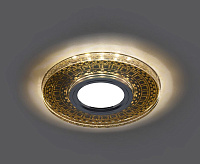 Светильник с подсветкой GU5.3 MR16 CD981 прозрачный золото