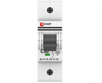 Автоматический выключатель EKF ВА 47-125 1P 15кА 80 А
