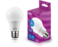 Лампа светодиодная груша А60, 16 Вт, Е27, 6500К 32530 7 (М)