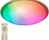 Накладной светильник "SATURN" 60W RGB R-470-SHINY/WHITE-220V-IP44/2021