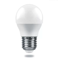 Лампа светодиодная  7.5W E27 6400K G45 LB-1407 Шар (Feron PRO)