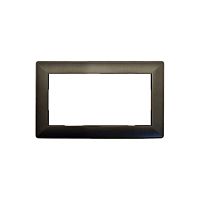 Катрин Рамка для 2-ой розетки пластик графит PFR00-7012-06