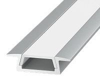 Профиль встраиваемый с бортиками алюминиевый SWG RC-2206
