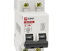 Автоматический выключатель EKF ВА 47-29 2P 4,5кА 25 А