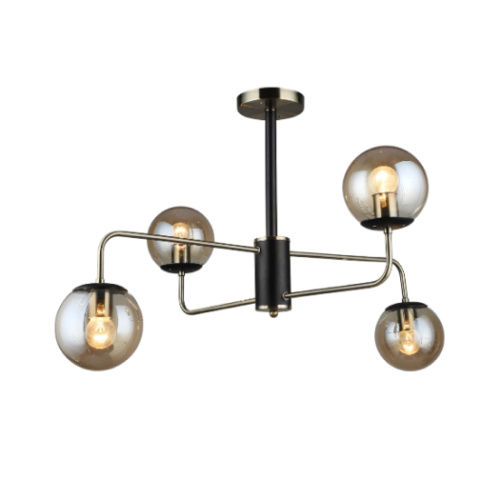 Люстра 3776/4 AB+BK