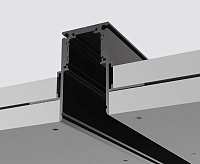 Шинопровод 1м для низковольтных трековых светильников черный CABM1001