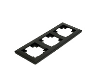 Катрин Рамка 3-ая пластик черный PFR00-7003-05