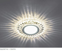 Светильник с подсветкой GU5.3 MR16 CD902 прозрачный сн/пр