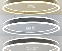 Люстра светодиодная "STELLA" 96W R-APP-600x1200-WHITE/WHITE-220-IP20