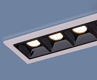 Светильник точечный встраиваемый 9922 20W 4200K белый/черный