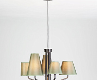 Люстра 70074/5 черный сн/пр