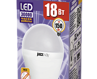 Лампа светодиодная PLED-SP A65 18w 3000K E27 JAZZway