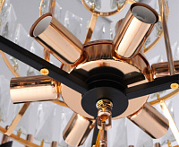 Люстра SANDRA E14x8 480x905-BKGD/CRYSTAL-220-IP20