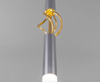 Подвесной светильник 50191/1 LED матовое серебро/ золото сн/пр