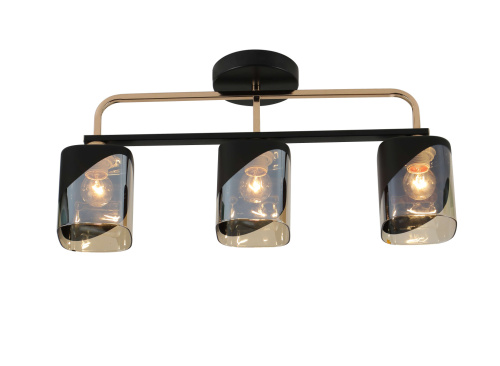 Люстра 07212/3 BLACK+GOLD Люстра 07212/3 BLACK+GOLD