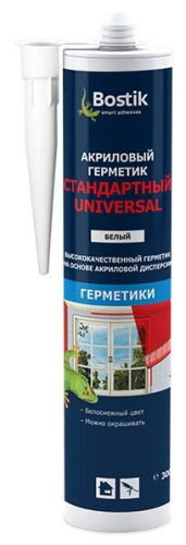 Герметик Акриловый Универсальный 300мл белый сн/пр Герметик Акриловый Универсальный 300мл белый сн/пр