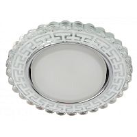 Светильник встраиваемый с подсветкой GX53 зеркальный DK LD38 SL