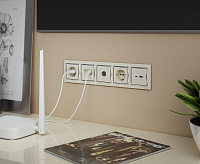 Веркель Розетка TV оконечная (слоновая кость) WL03-TV-ivory/ W1183003