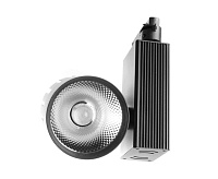 Светильник трековый светодиодный на шинопровод 30W 4000K 35 градусов черный AL105