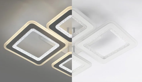 Люстра светодиодная "OVAL DOUBLE RGB" 120W 5S-APP-700x500x72-WHITE/WHITE/BULB-220-IP20 Люстра светодиодная "OVAL DOUBLE RGB" 120W 5S-APP-700x500x72-WHITE/WHITE/BULB-220-IP20