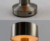 Настольная лампа DOWN LIGHT 2W R-SENSOR-85x215-CHROME-DC5V/1A-IP20